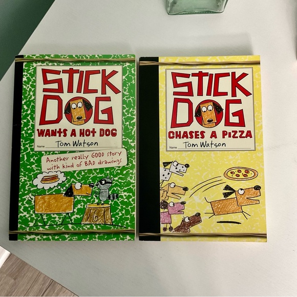 Other - Stick Dog by Tom Watson - CHASES A PIZZA & WANTS A HOT DOG